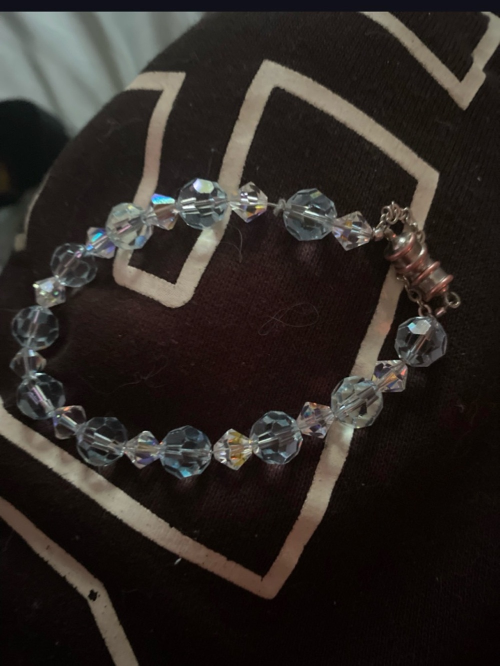 Vintage Laguna Aurora Borealis Crystal Bracelet